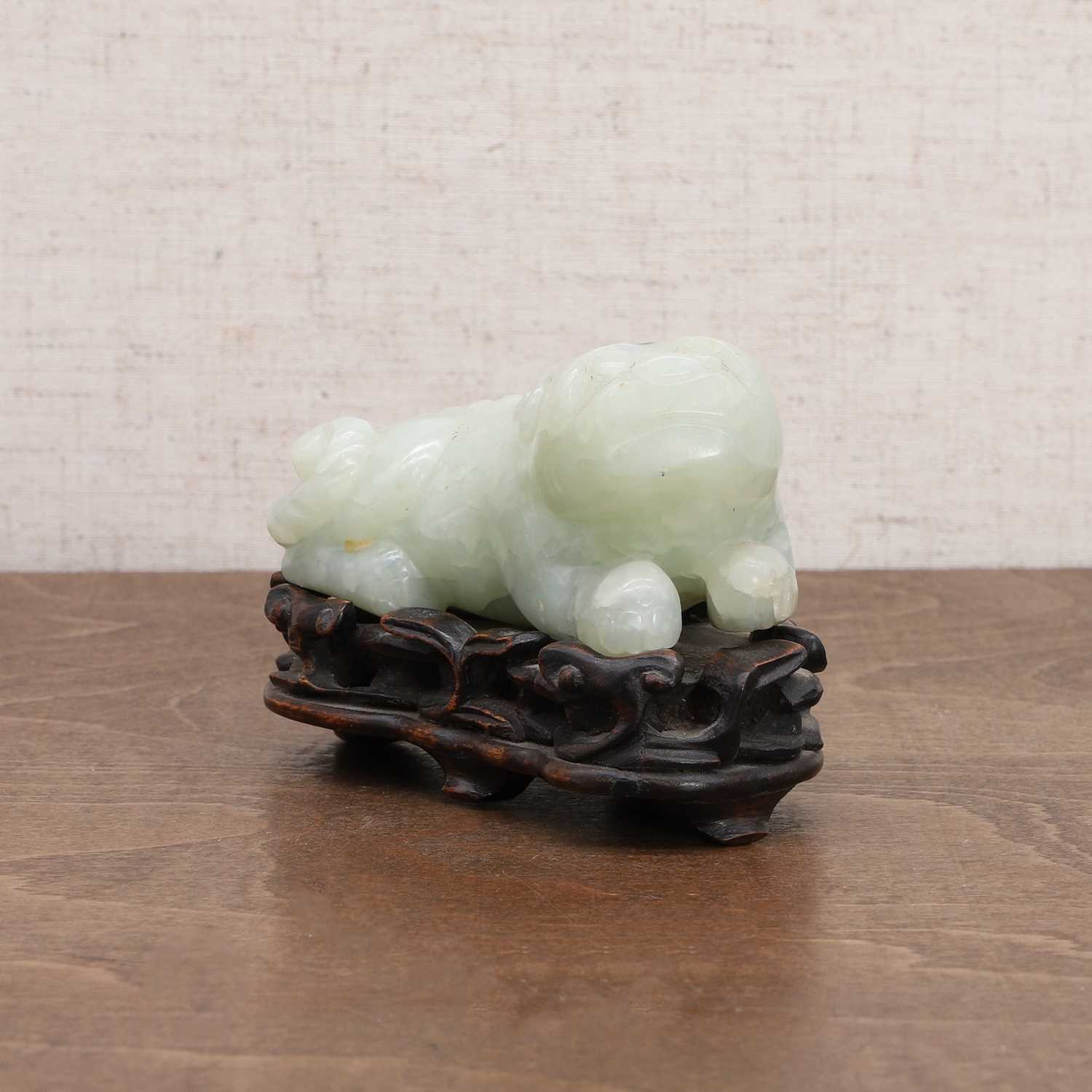 A Chinese jade carving, - Image 3 of 8