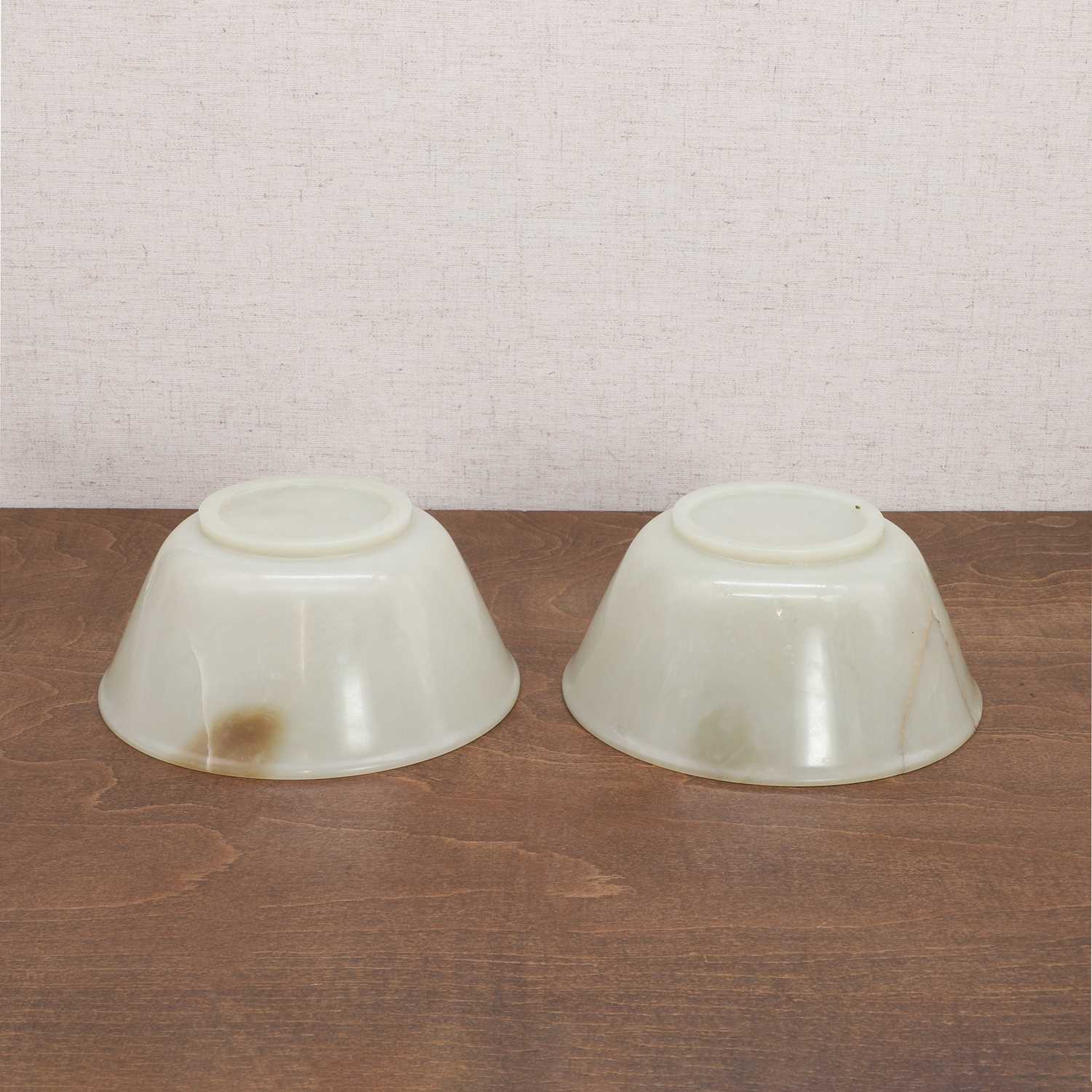 A pair of Chinese jade bowls, - Image 8 of 10