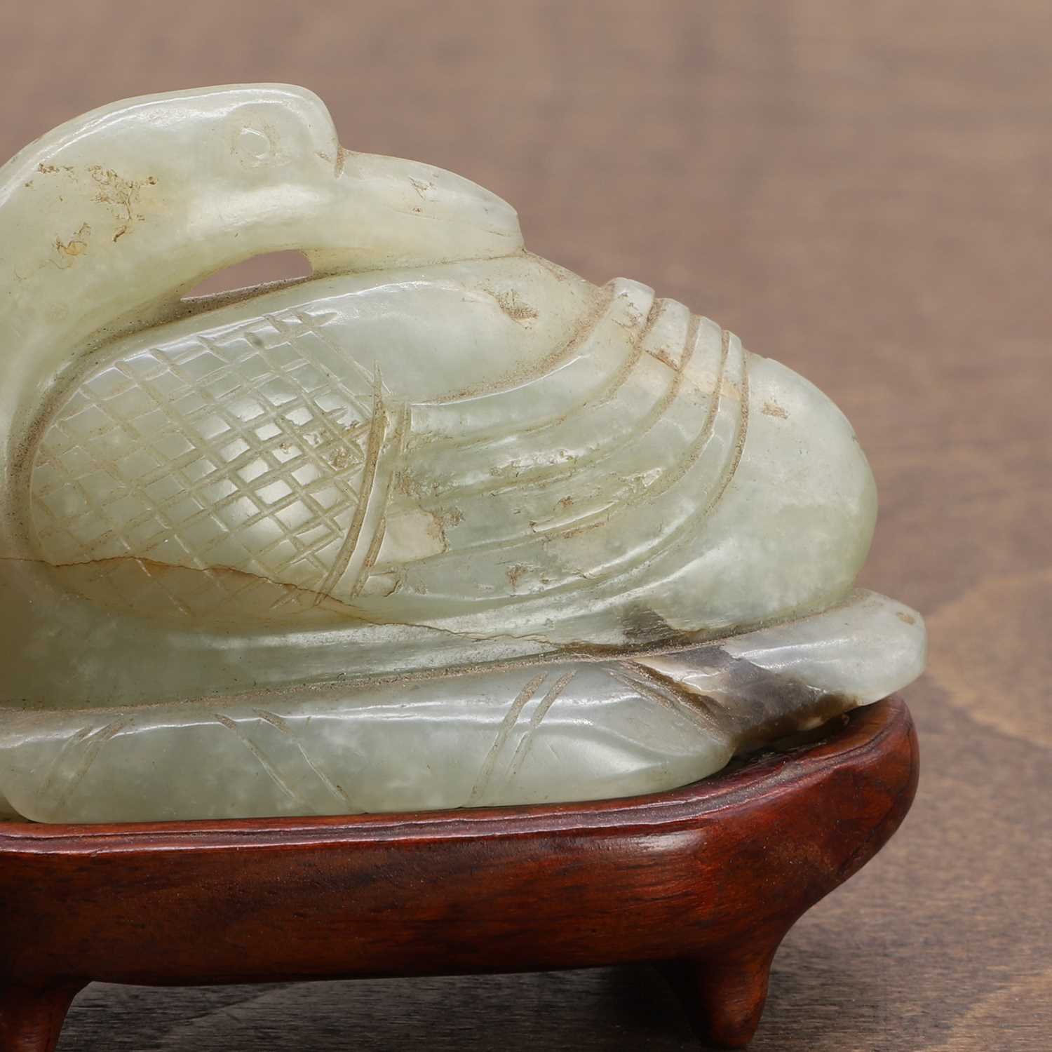 A Chinese jade carving, - Image 5 of 6