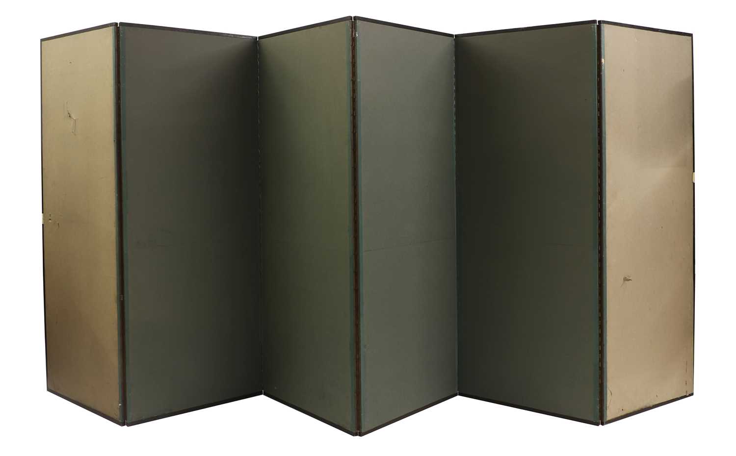 A Japanese six-fold byōbu screen, - Bild 6 aus 6