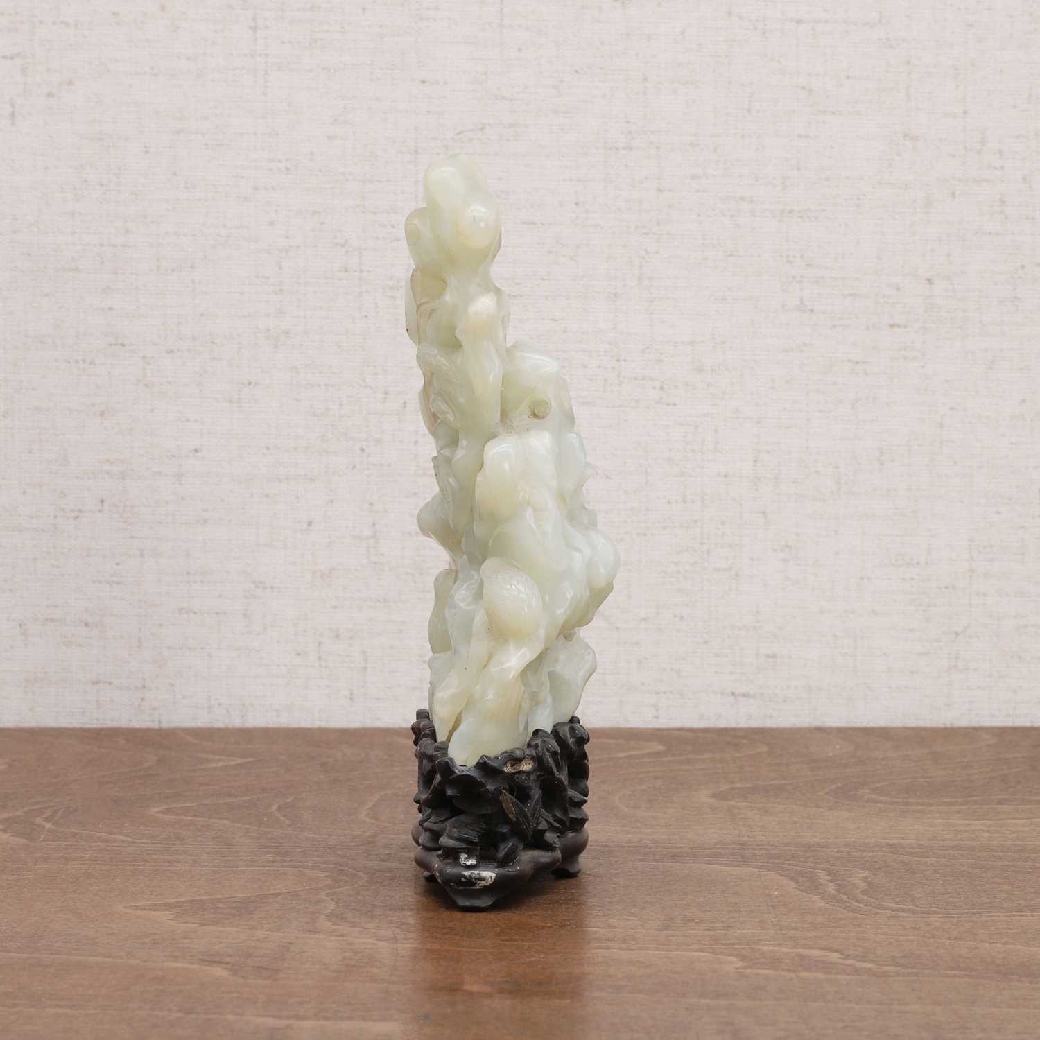 A Chinese jade carving, - Image 2 of 6