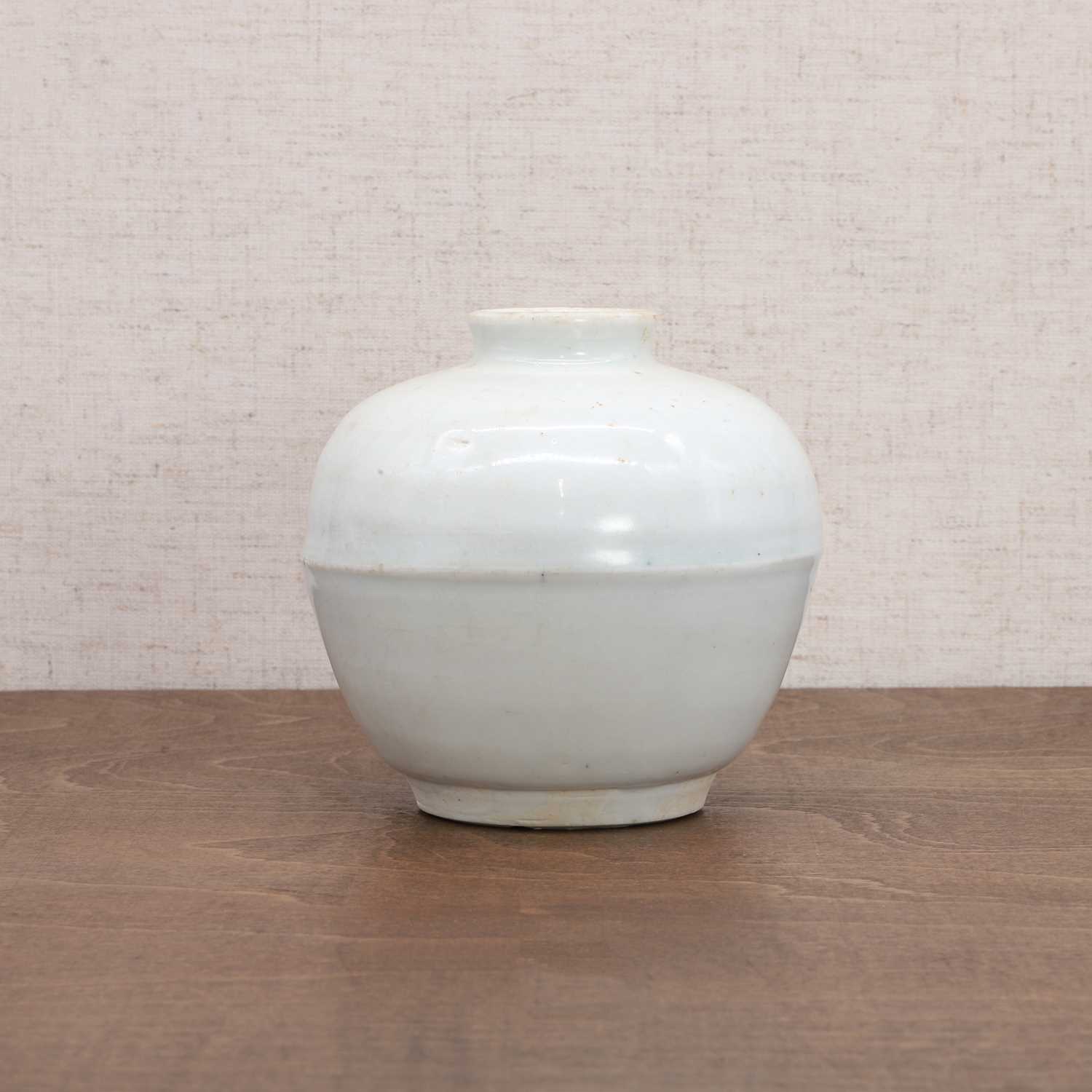 A Chinese qingbai-glazed jar,