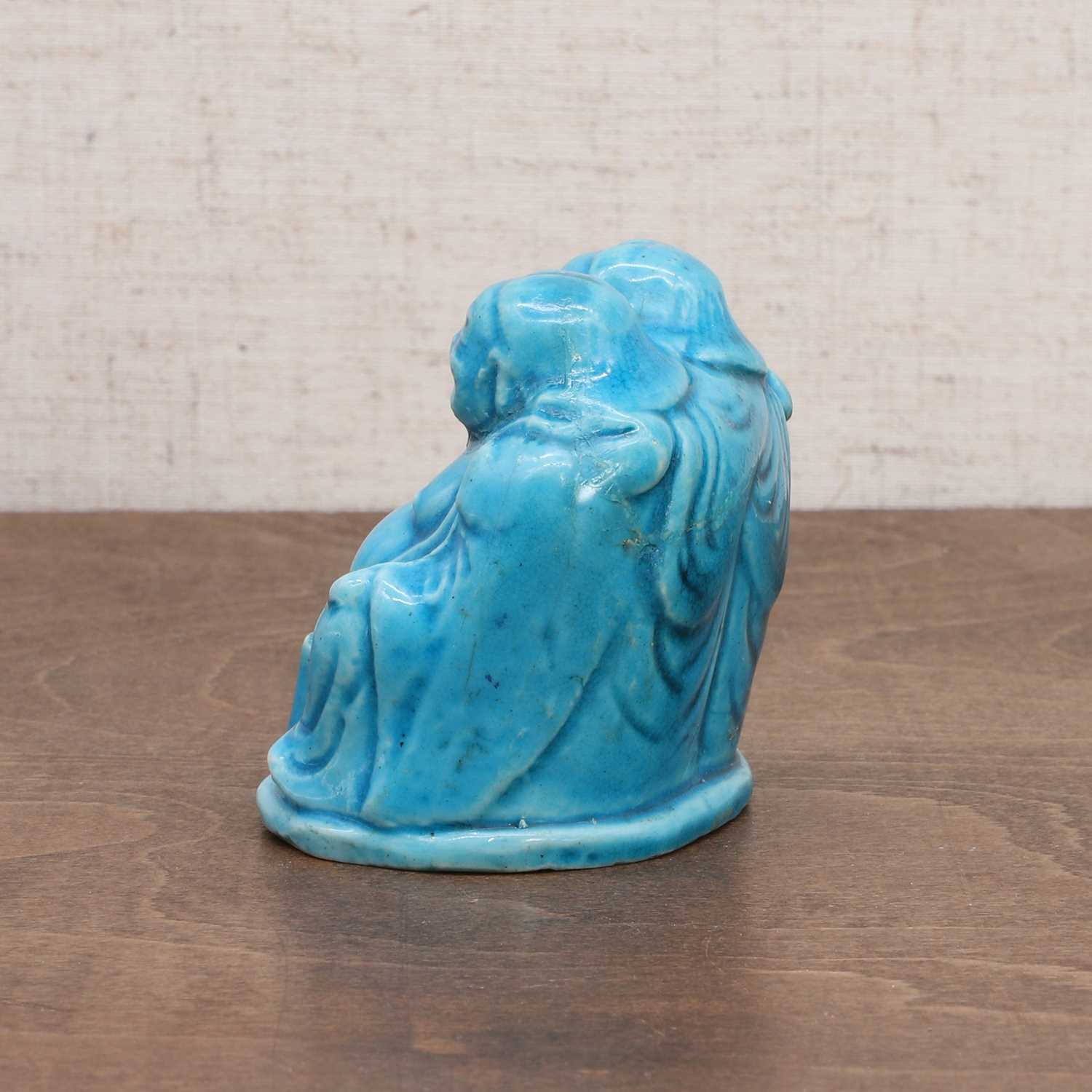 A Chinese turquoise-glazed incense holder, - Image 6 of 9