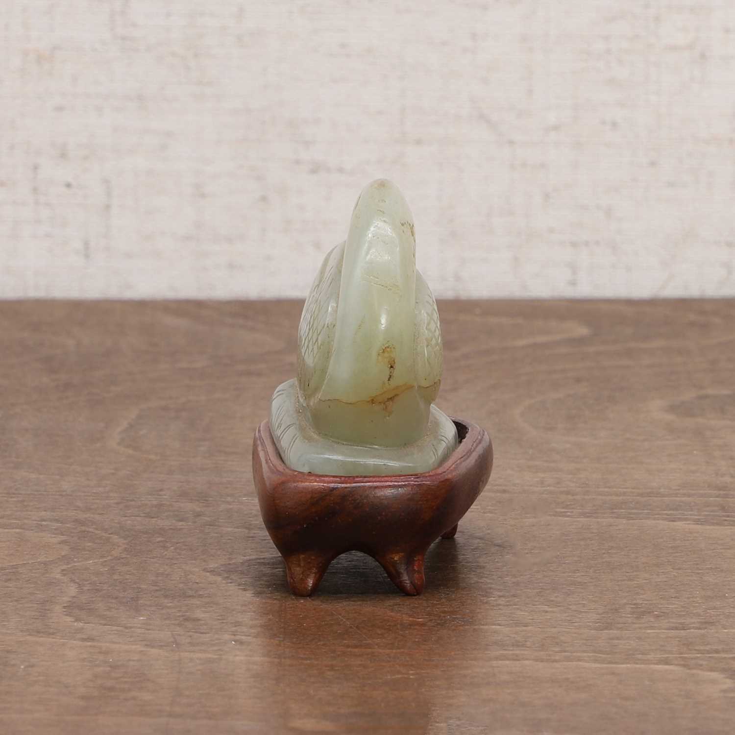 A Chinese jade carving, - Image 2 of 6