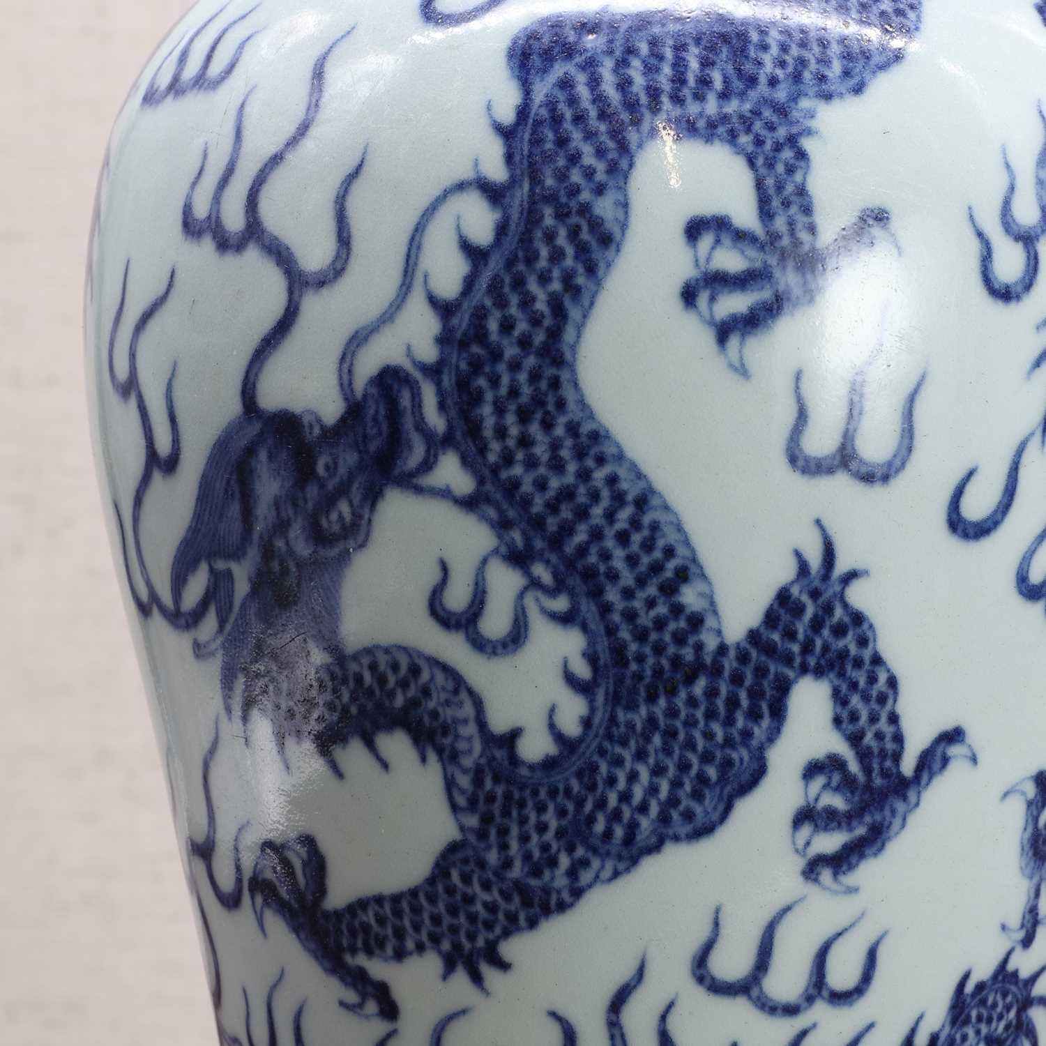 A Chinese blue and white meiping vase, - Image 8 of 12