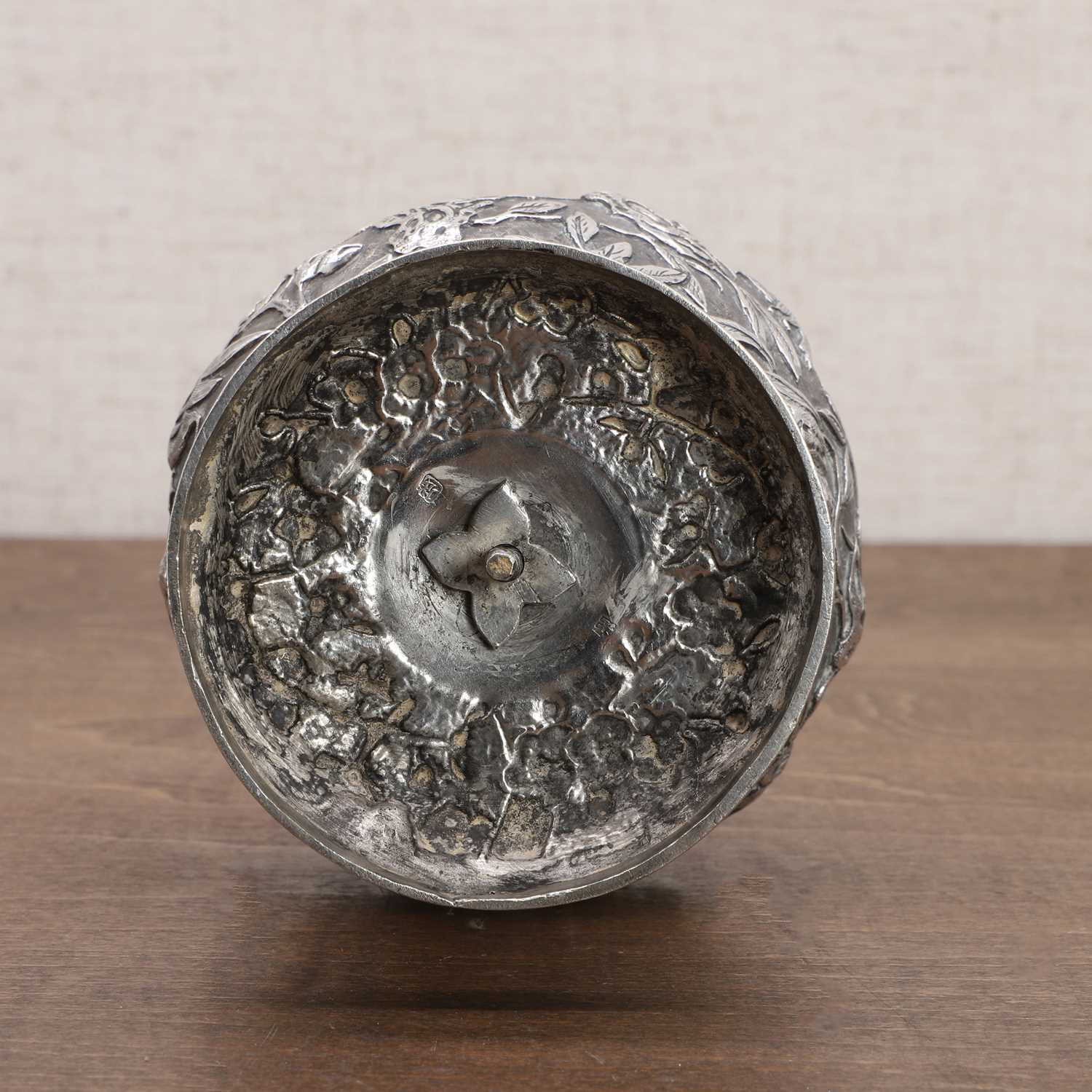 A Chinese export silver rosewater sprinkler, - Image 11 of 11