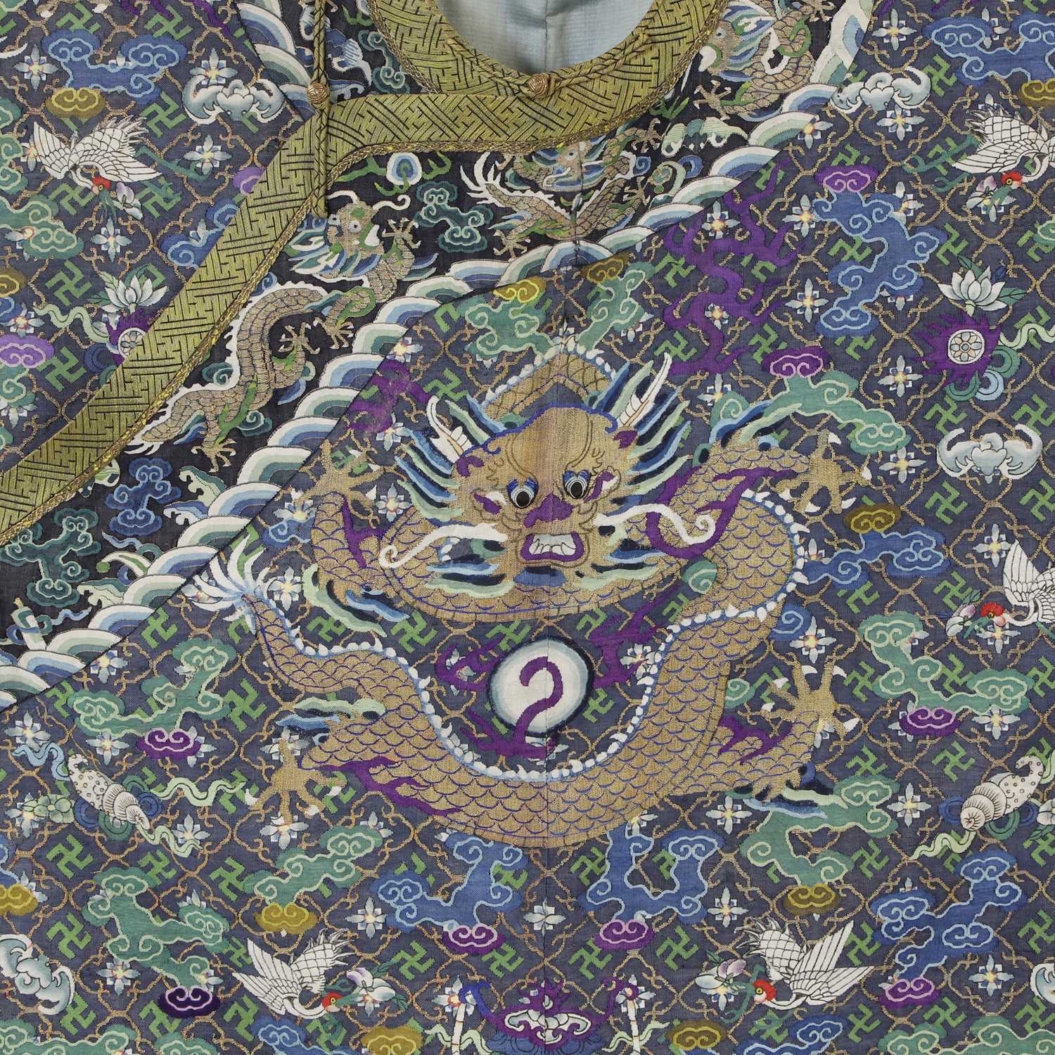 A Chinese kesi dragon robe, - Image 6 of 14