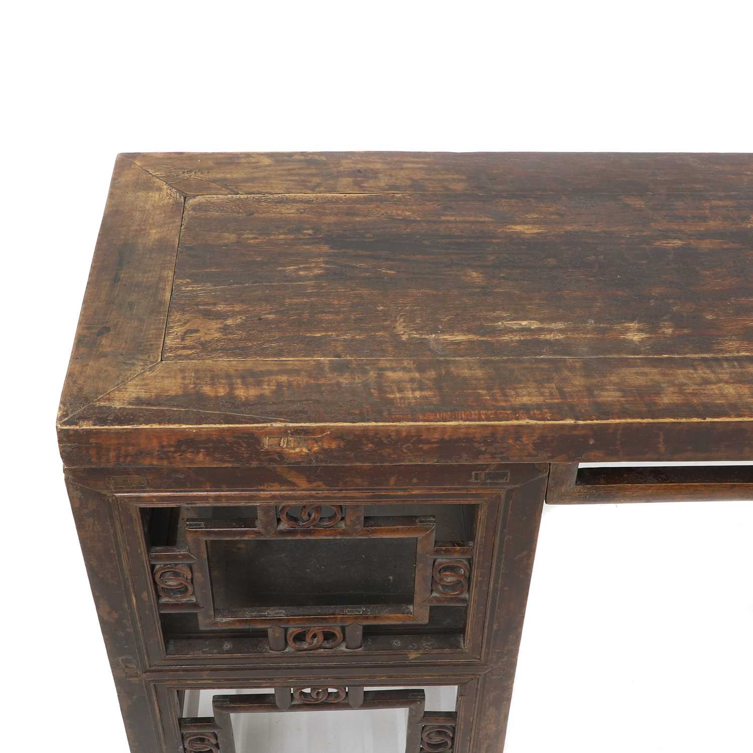 A Chinese nanmu pedestal table jiaji’an, - Image 14 of 14