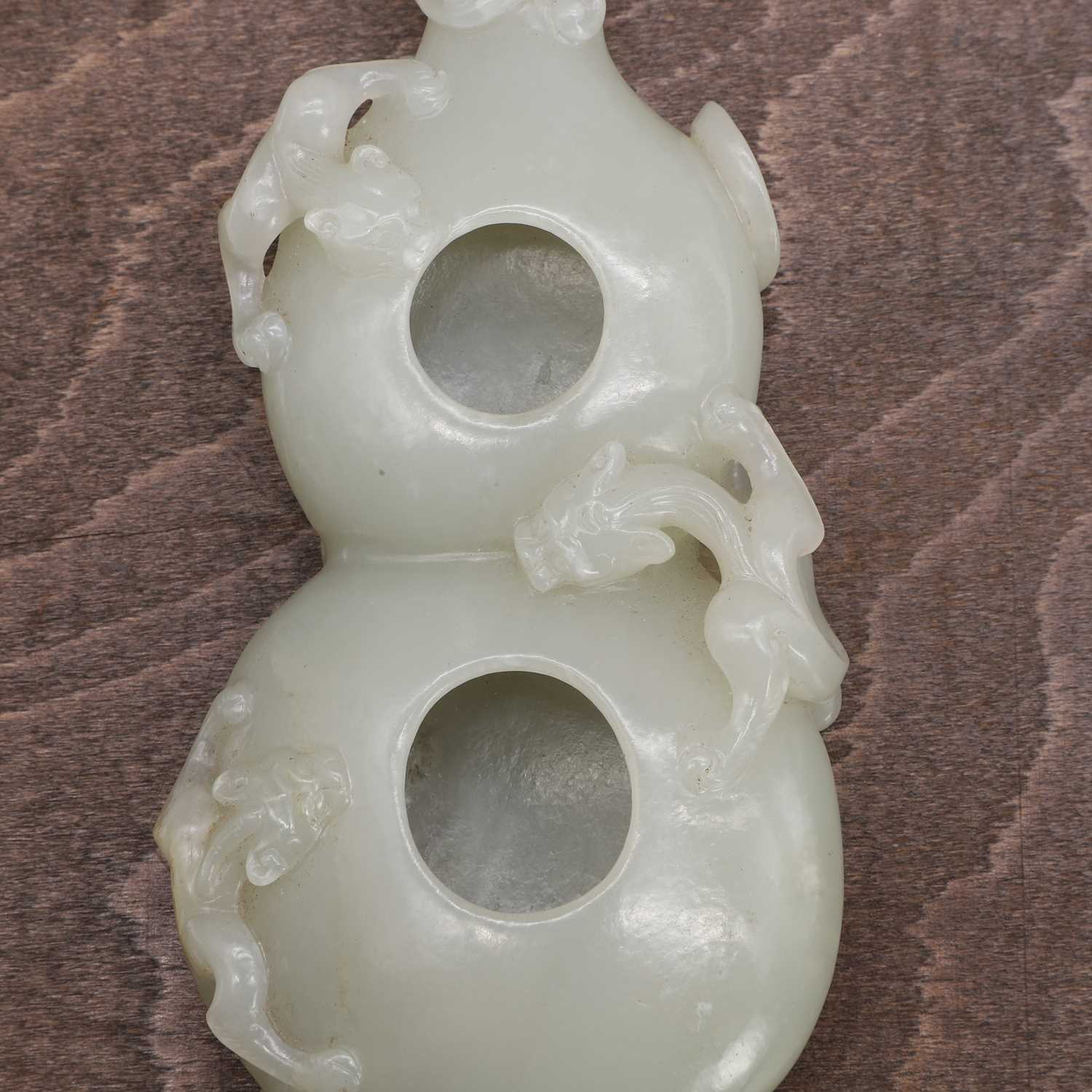 Three Chinese jade carvings, - Image 6 of 7