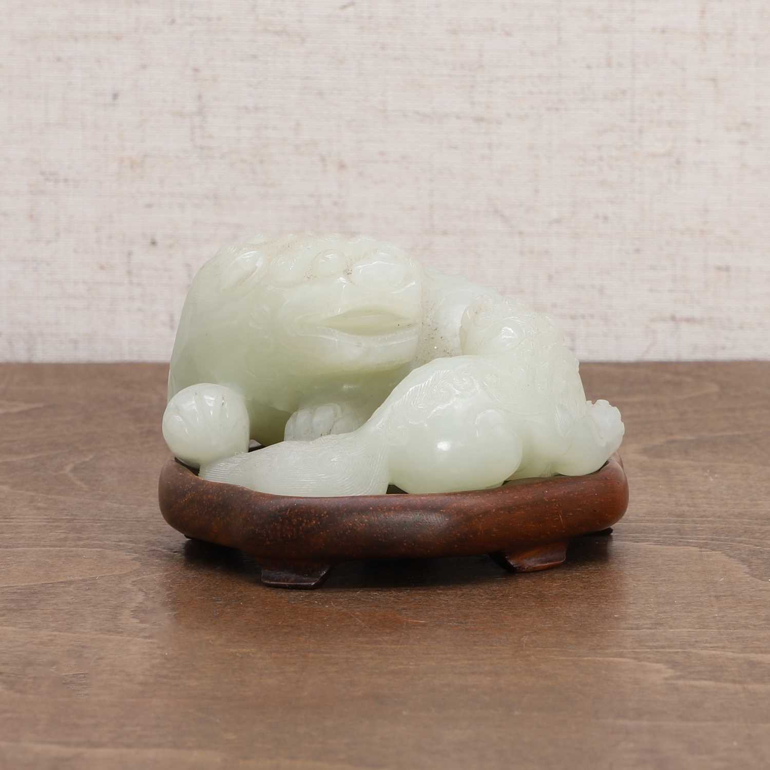 A Chinese jade carving, - Image 2 of 7