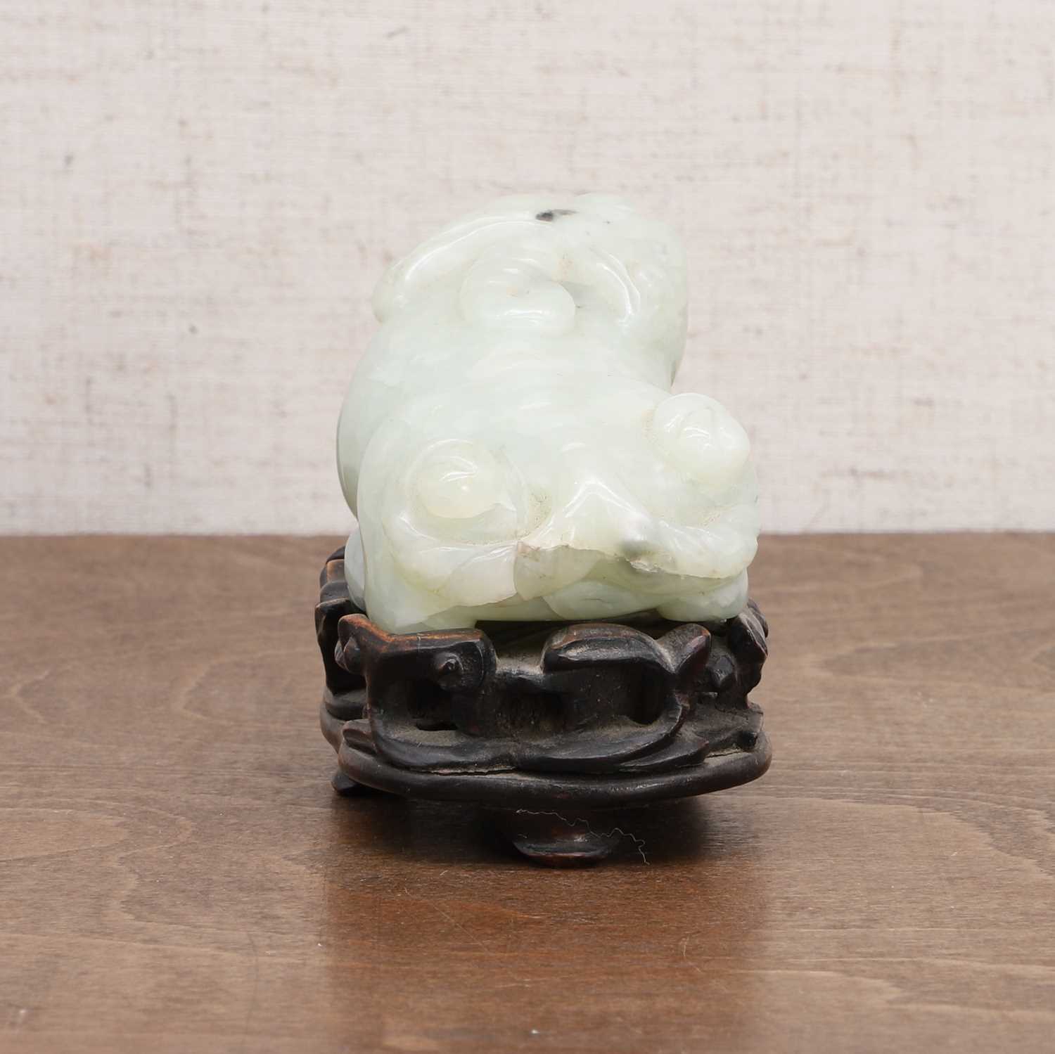 A Chinese jade carving, - Image 7 of 8