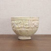 A Nishapur white-glazed bowl,