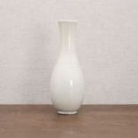 A Chinese blanc de Chine vase,