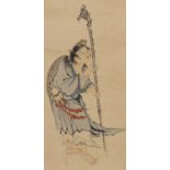 A Chinese hanging scroll,