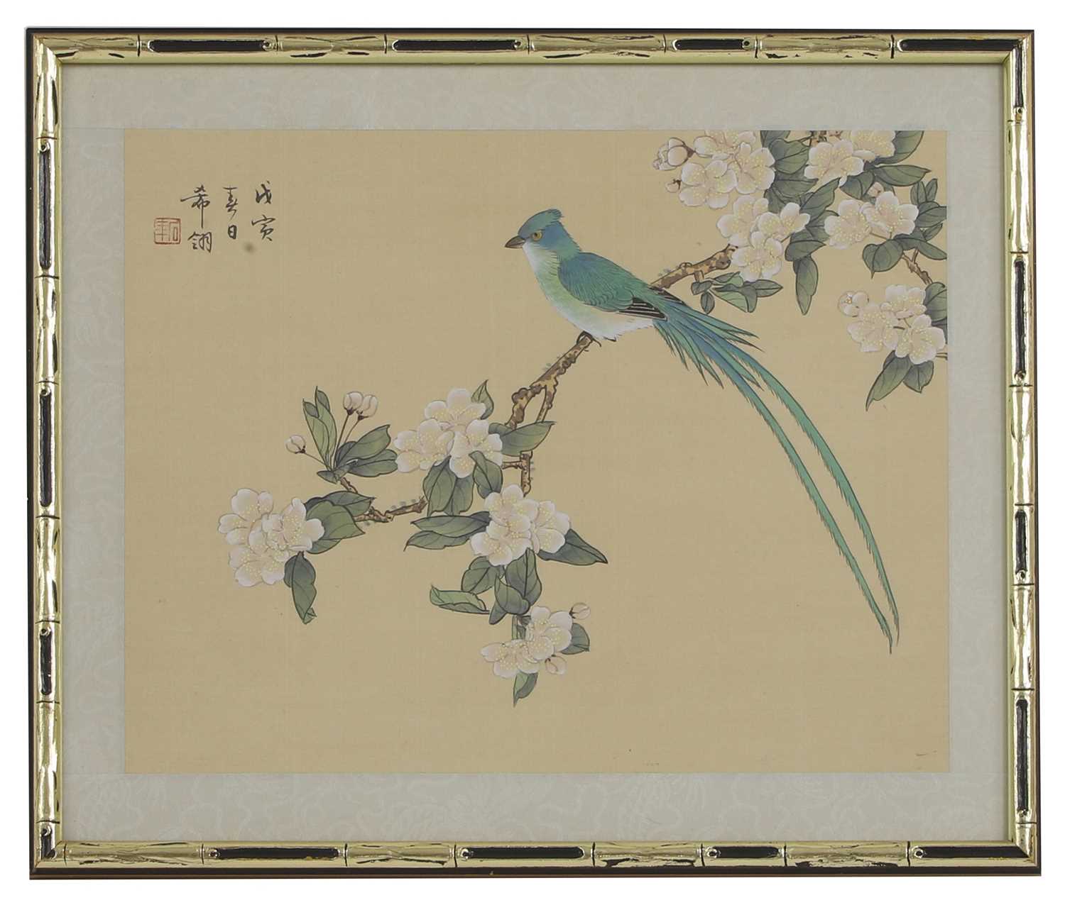 A collection of twelve Chinese gouache paintings, - Image 8 of 25