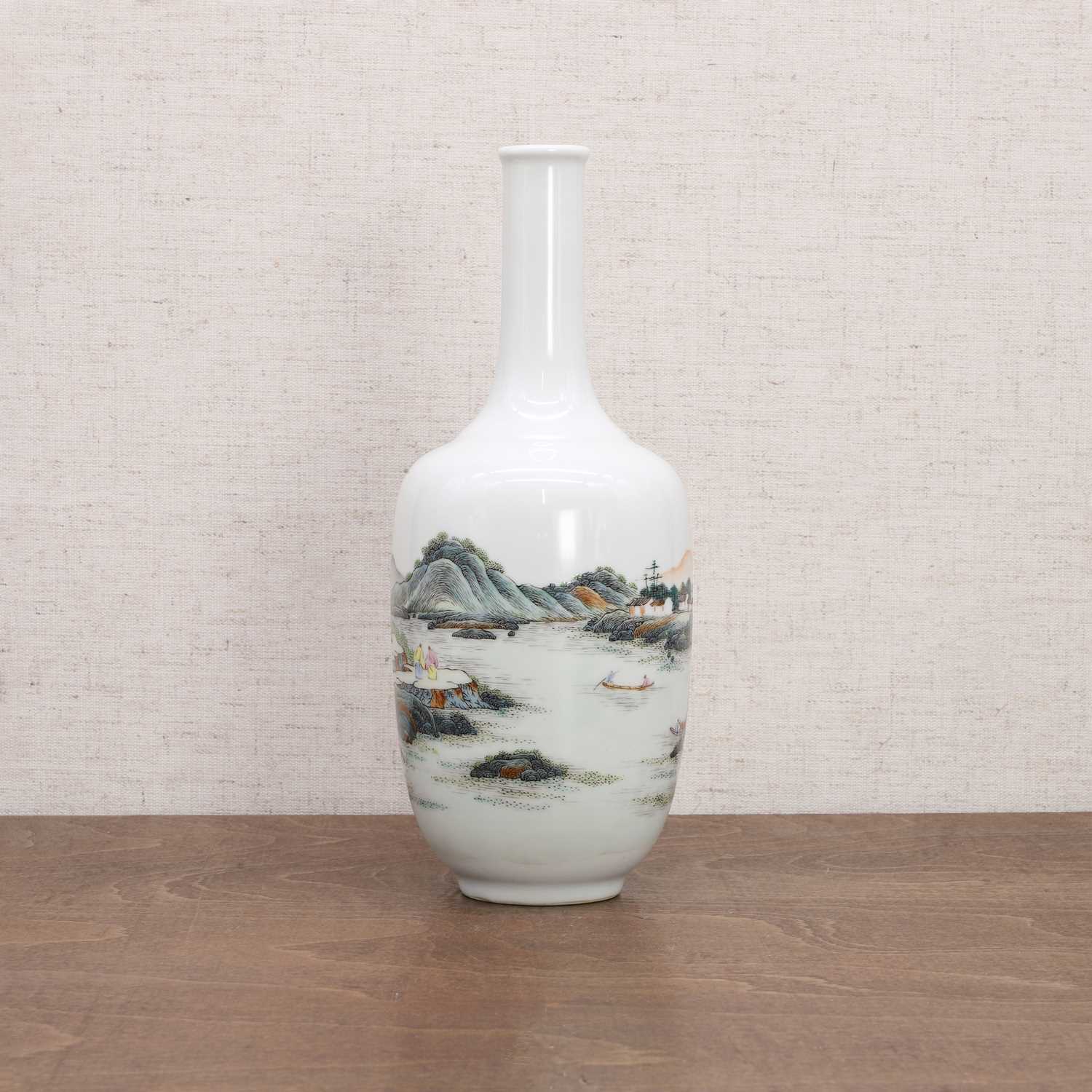 A Chinese famille rose vase, - Image 3 of 8