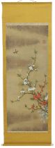A Japanese hanging scroll,