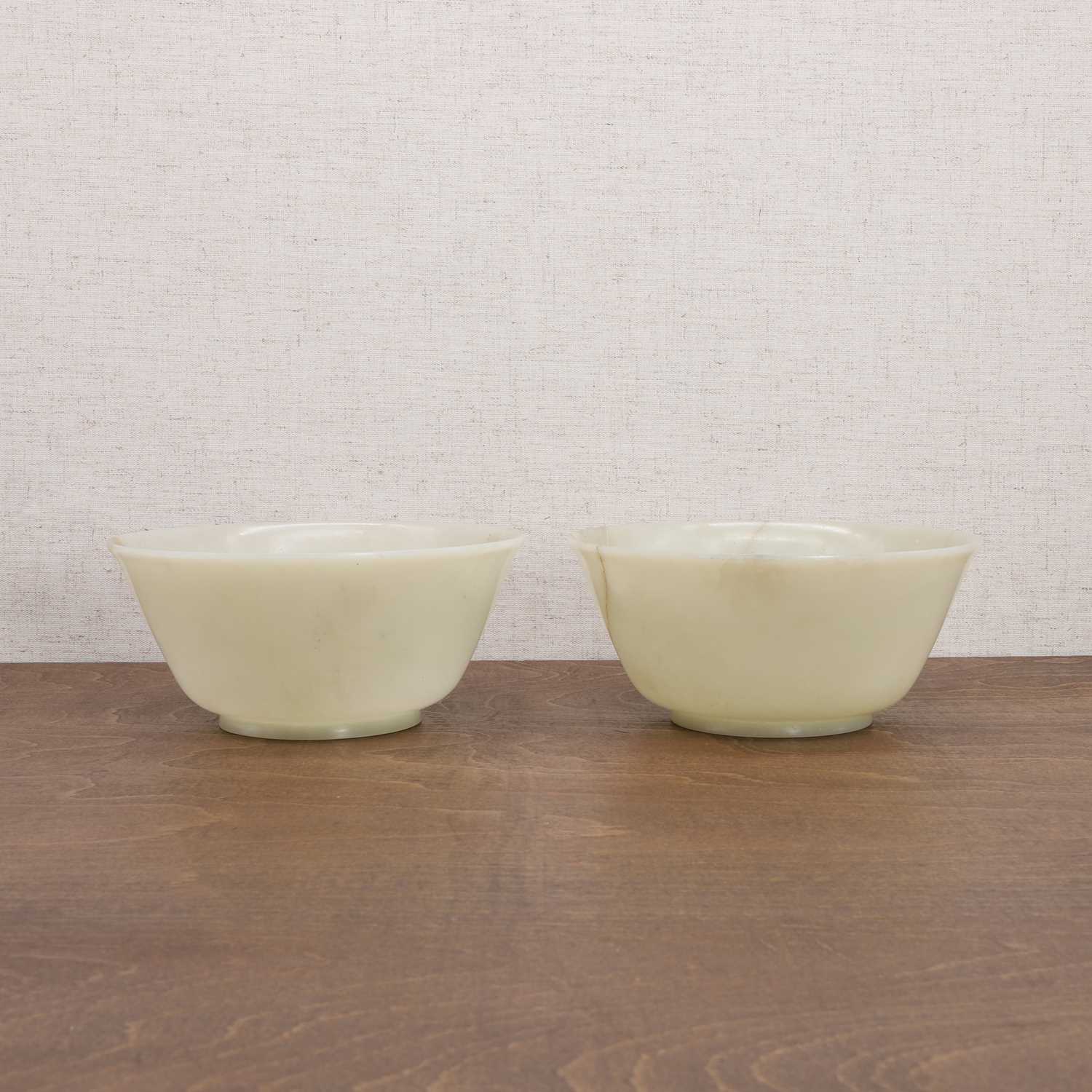 A pair of Chinese jade bowls, - Image 2 of 10