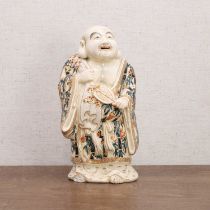 A Japanese Satsuma ware figure,