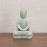 A Chinese jade Buddha,