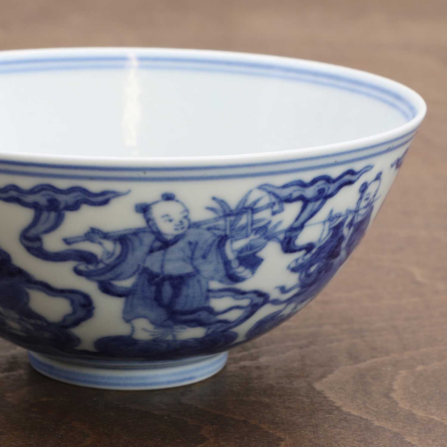 A Chinese blue and white bowl, - Image 10 of 10