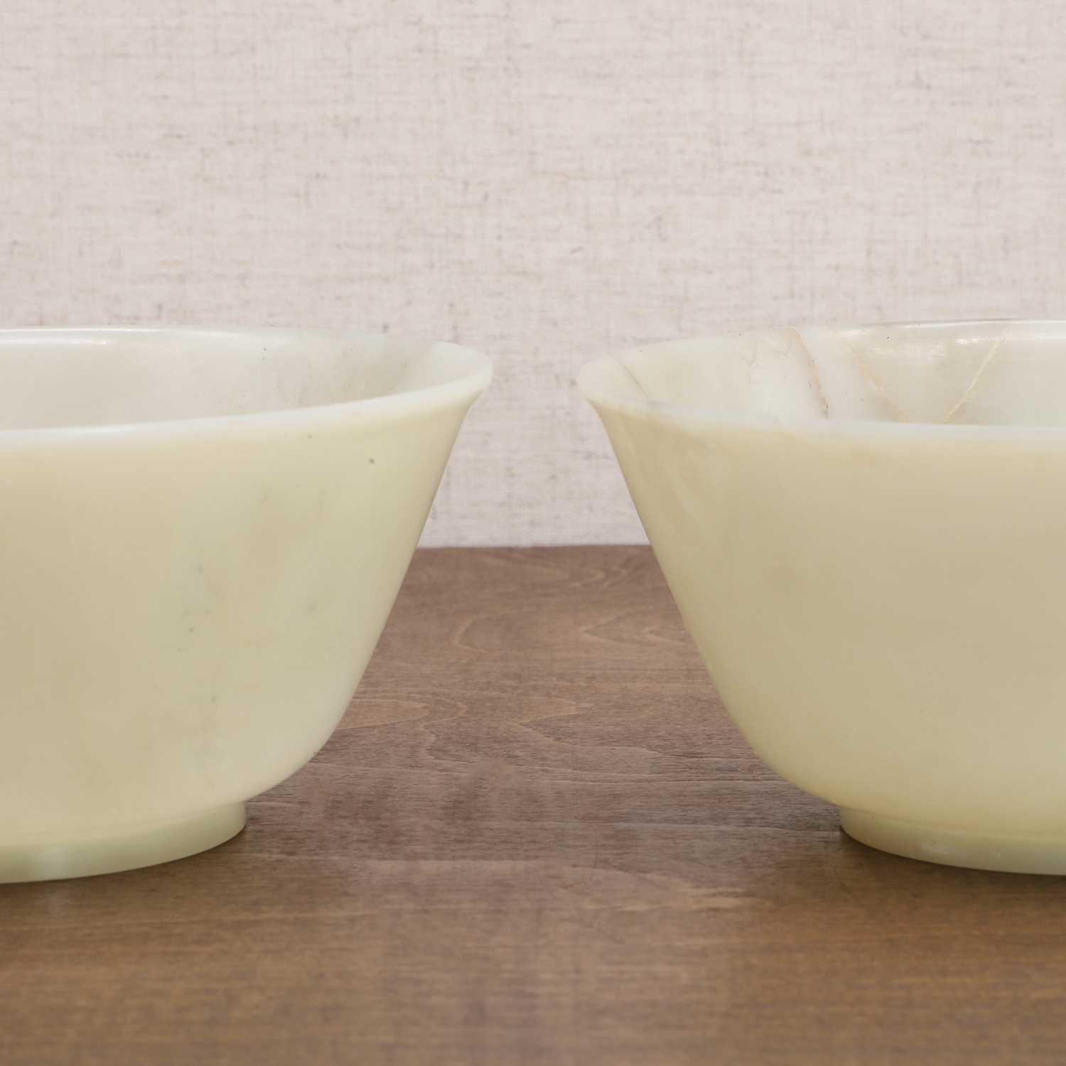 A pair of Chinese jade bowls, - Image 6 of 10