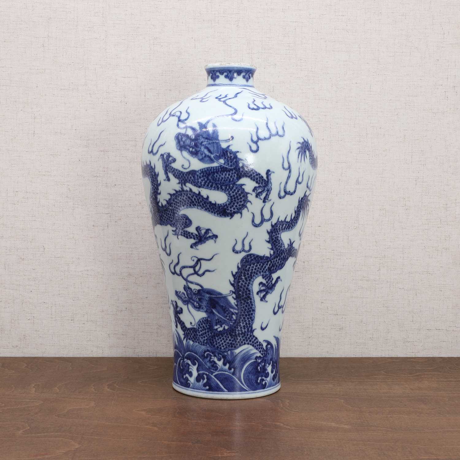 A Chinese blue and white meiping vase, - Image 4 of 12