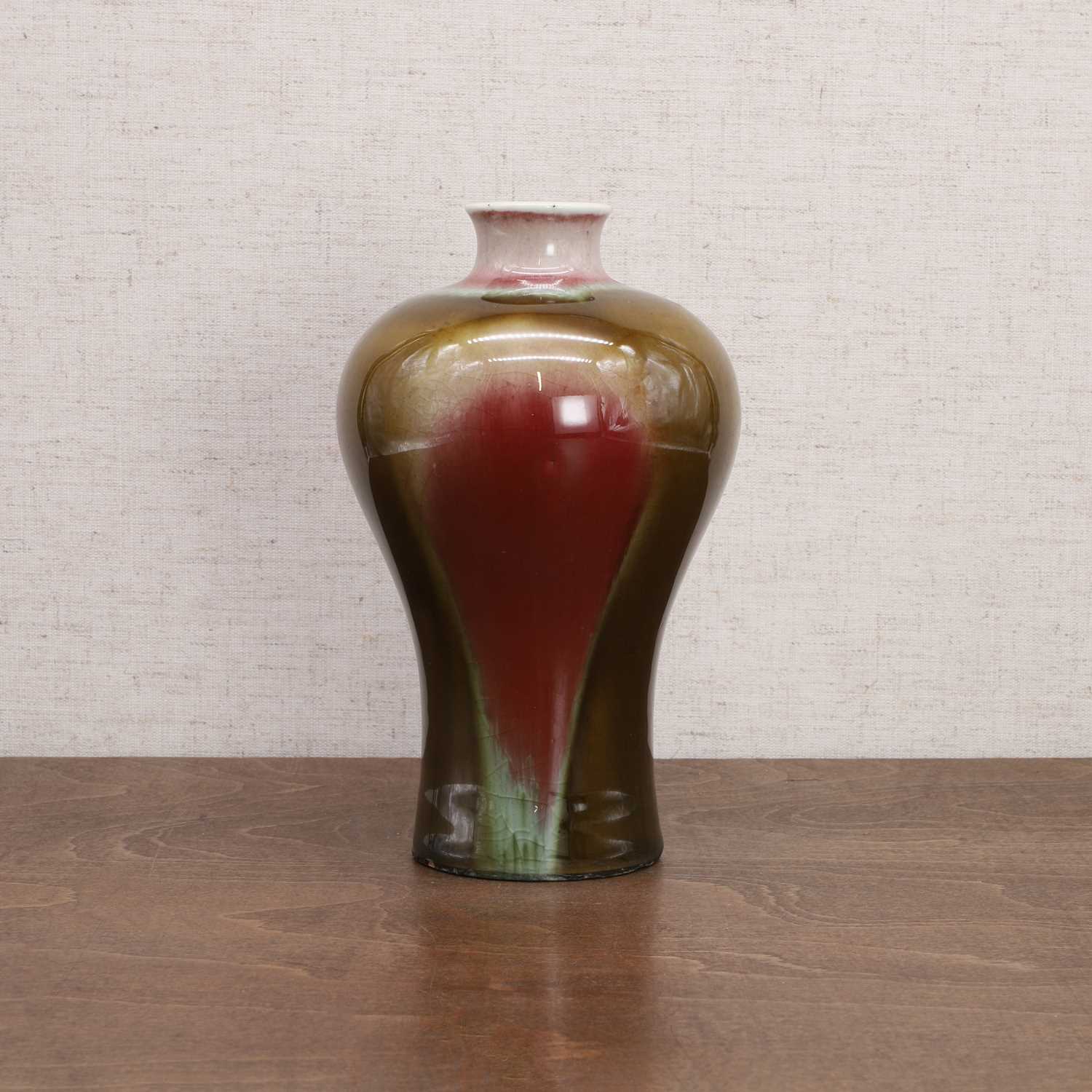 A Chinese flambé-glazed meiping vase, - Image 5 of 10