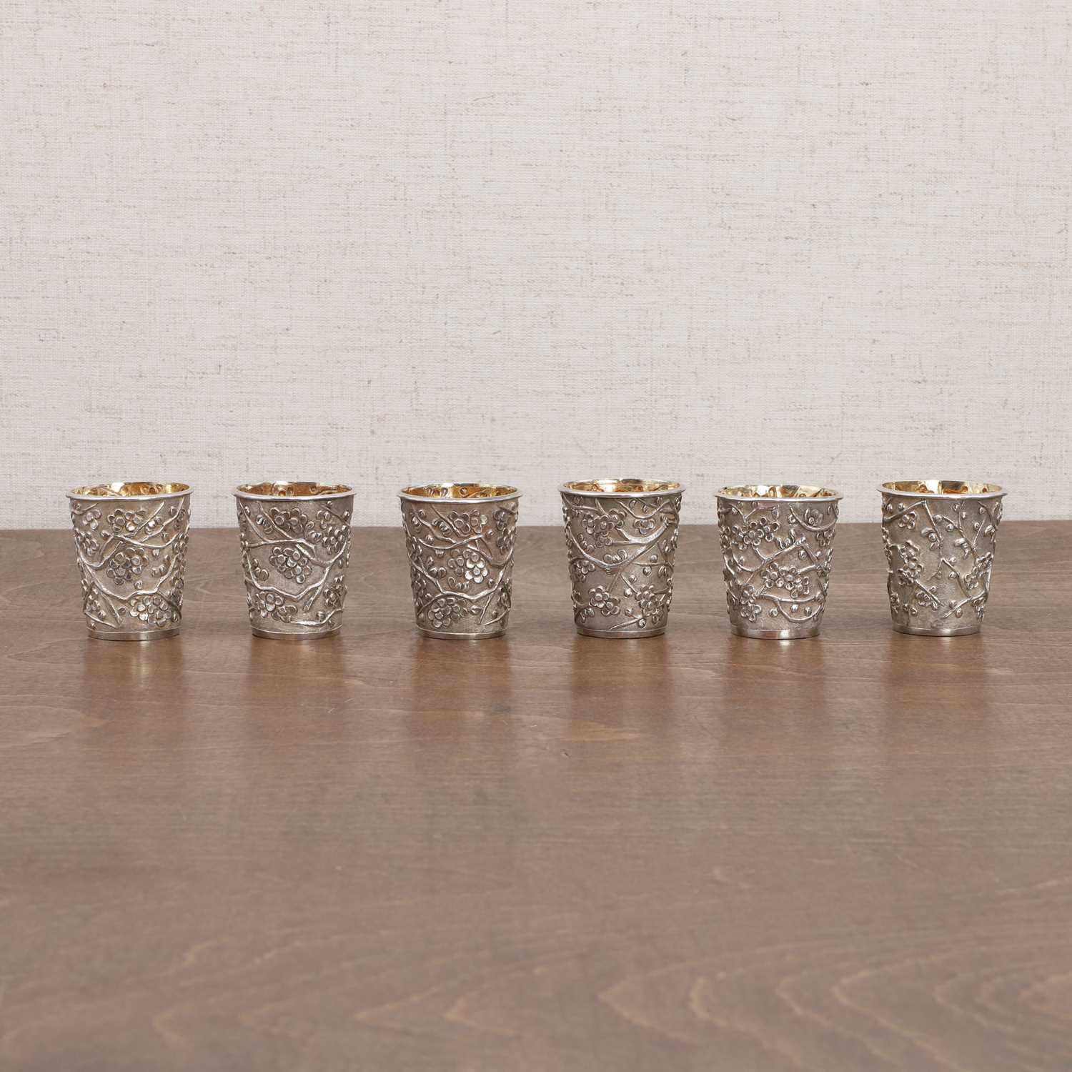 A group of Chinese silver beakers, - Image 2 of 11