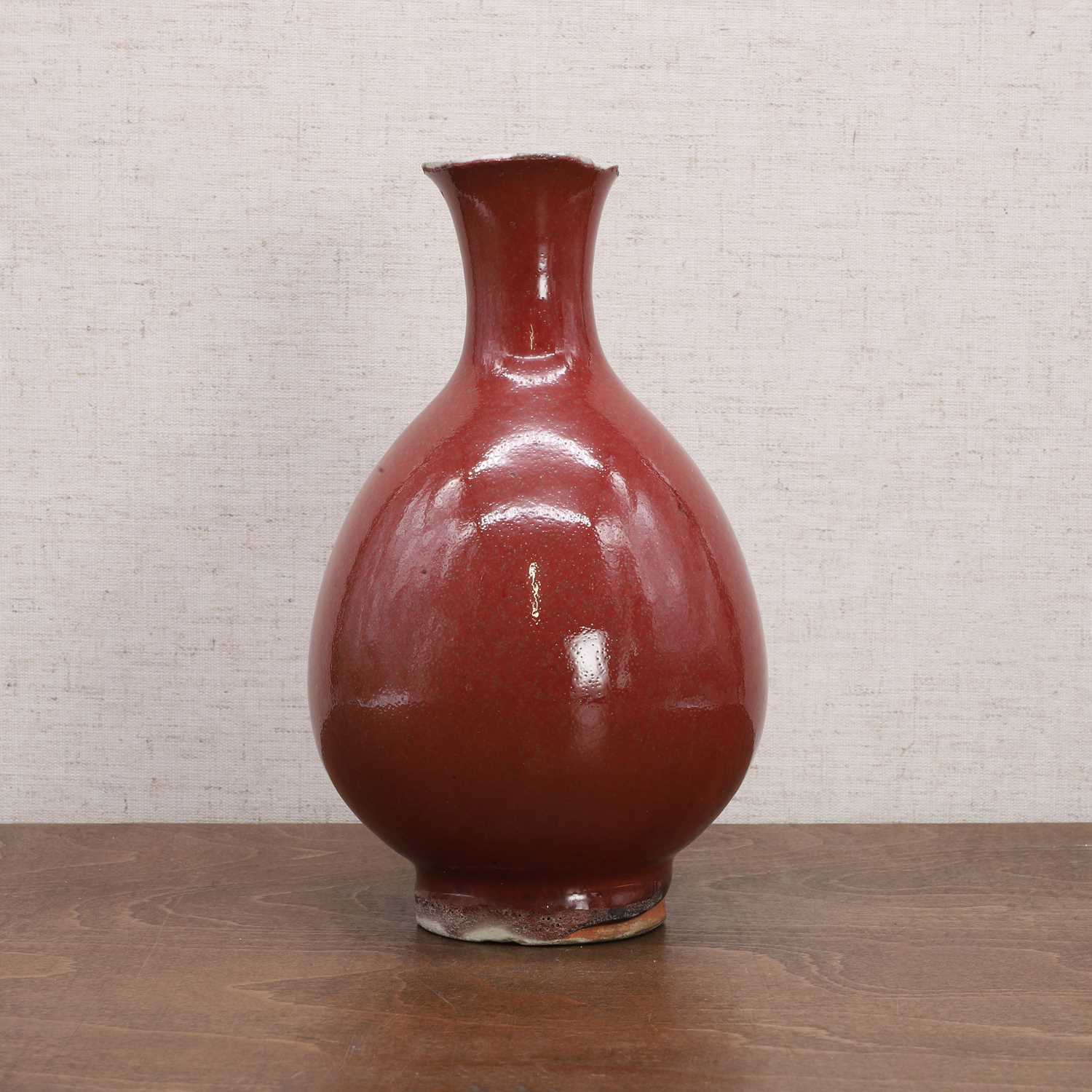 A Chinese flambé-glazed vase, - Image 3 of 9