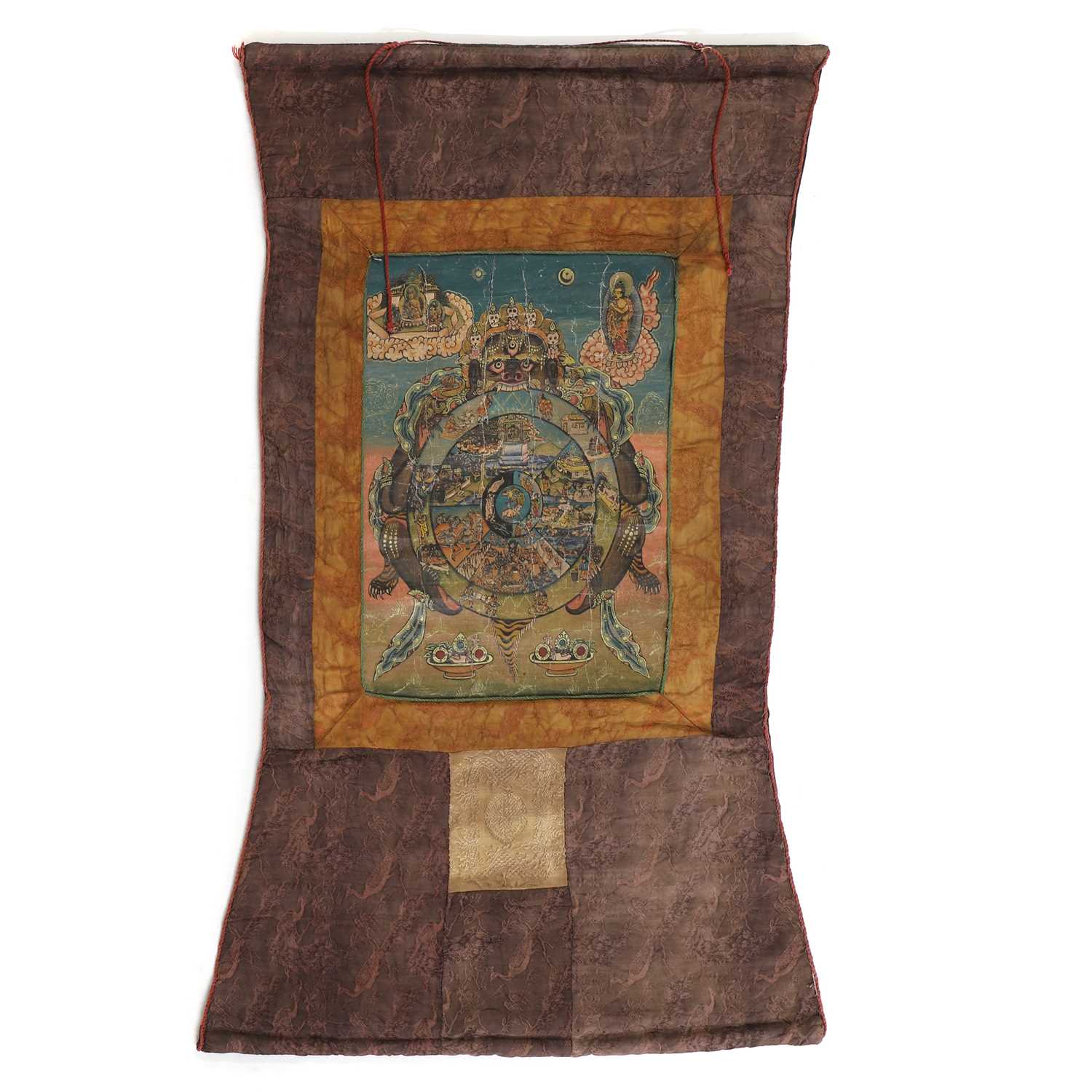 A Tibetan thangka,