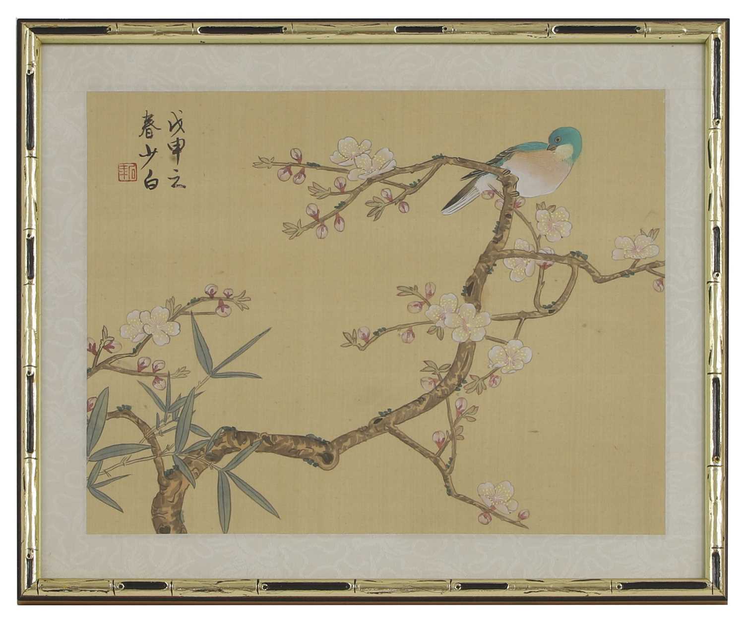 A collection of twelve Chinese gouache paintings, - Image 10 of 25