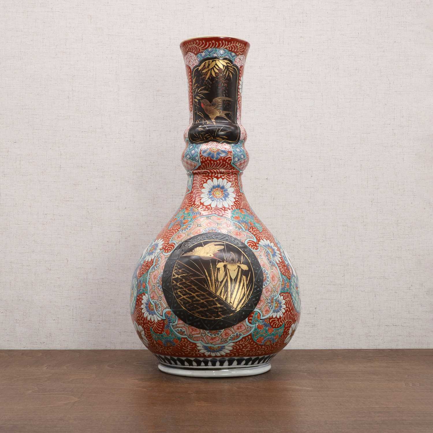 A Japanese Imari vase,