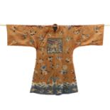 A Chinese embroidered robe,