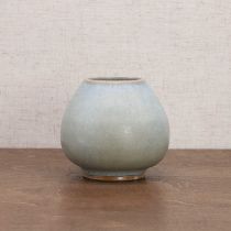 A Chinese jun-glazed water pot,