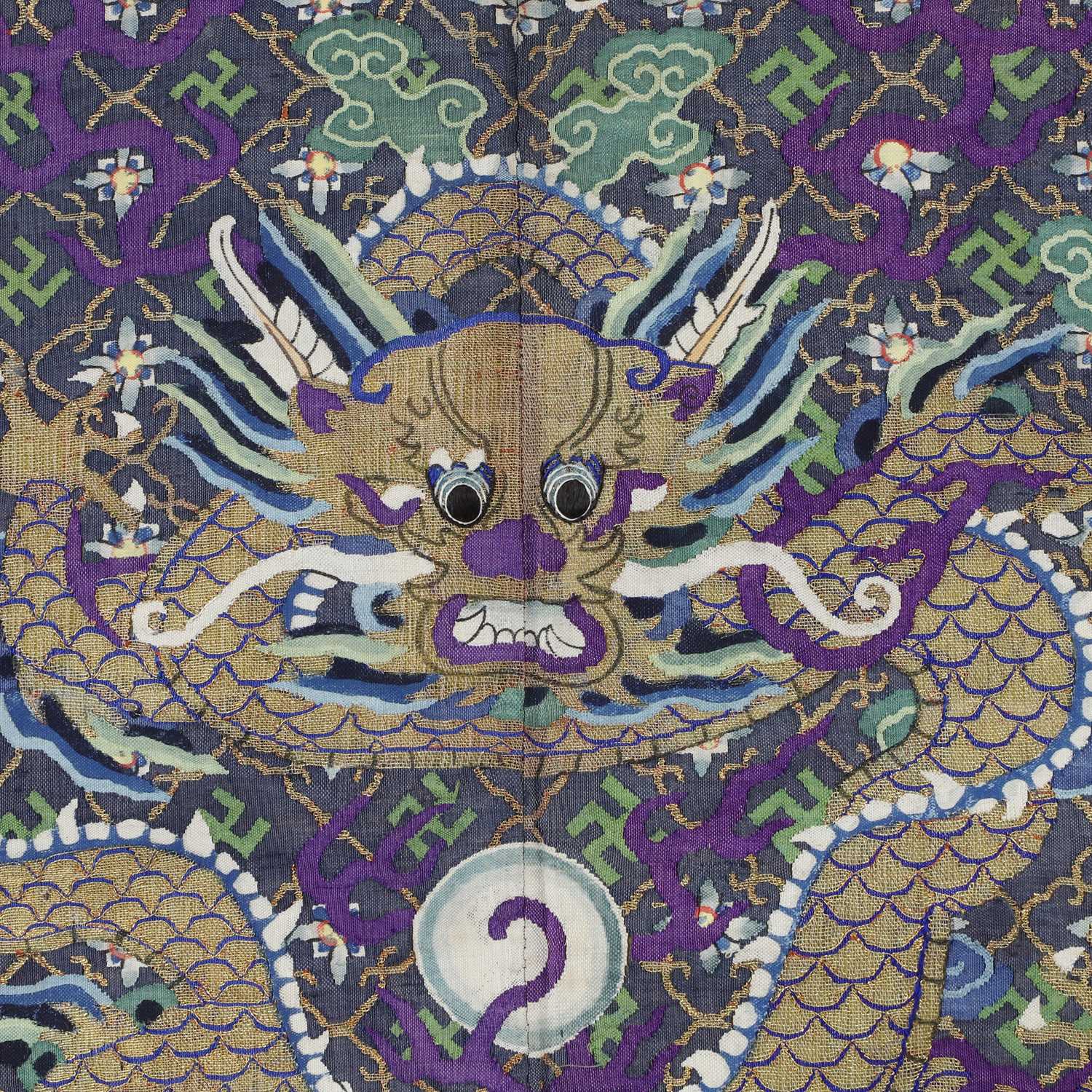 A Chinese kesi dragon robe, - Image 4 of 14