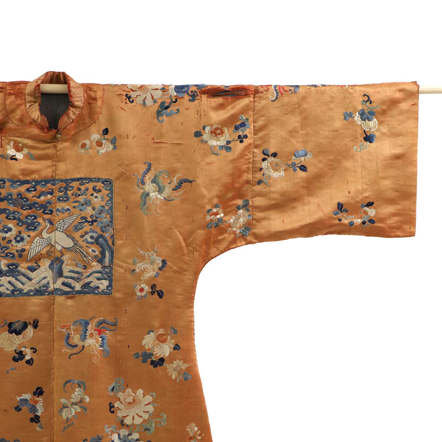 A Chinese embroidered robe, - Image 3 of 11