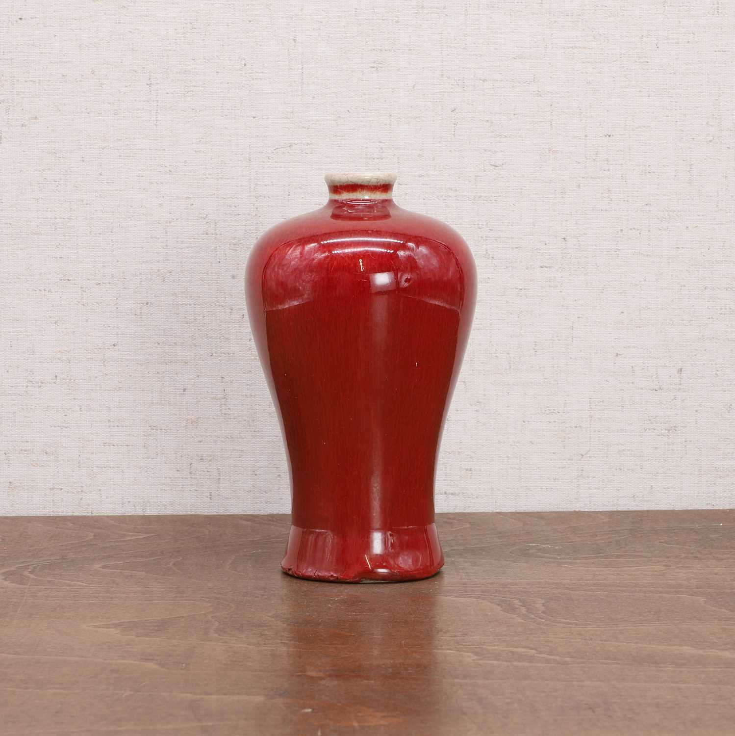 A Chinese flambé-glazed meiping vase, - Image 4 of 7