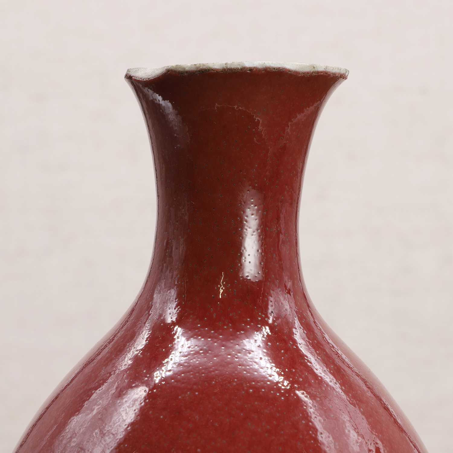 A Chinese flambé-glazed vase, - Image 8 of 9
