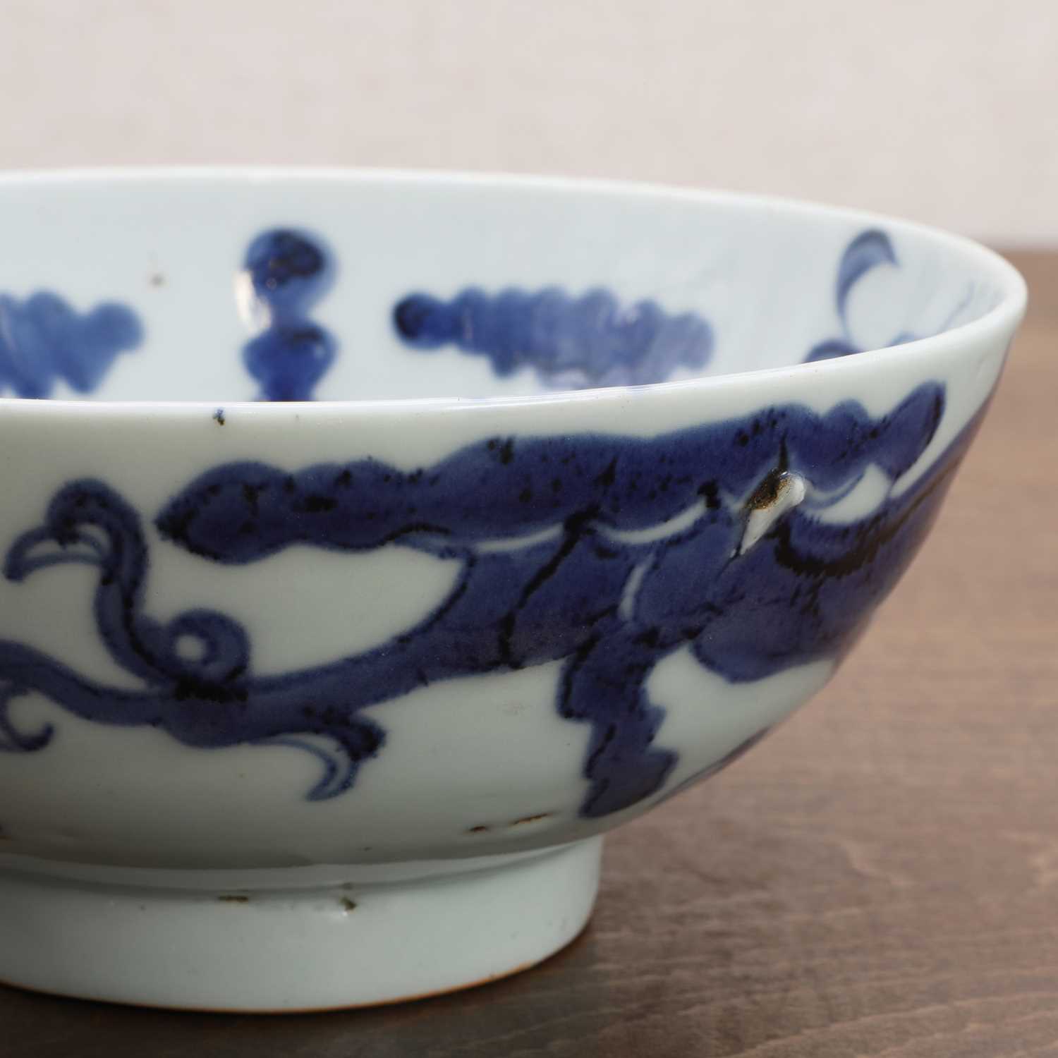 A Chinese blue and white bowl, - Image 10 of 16