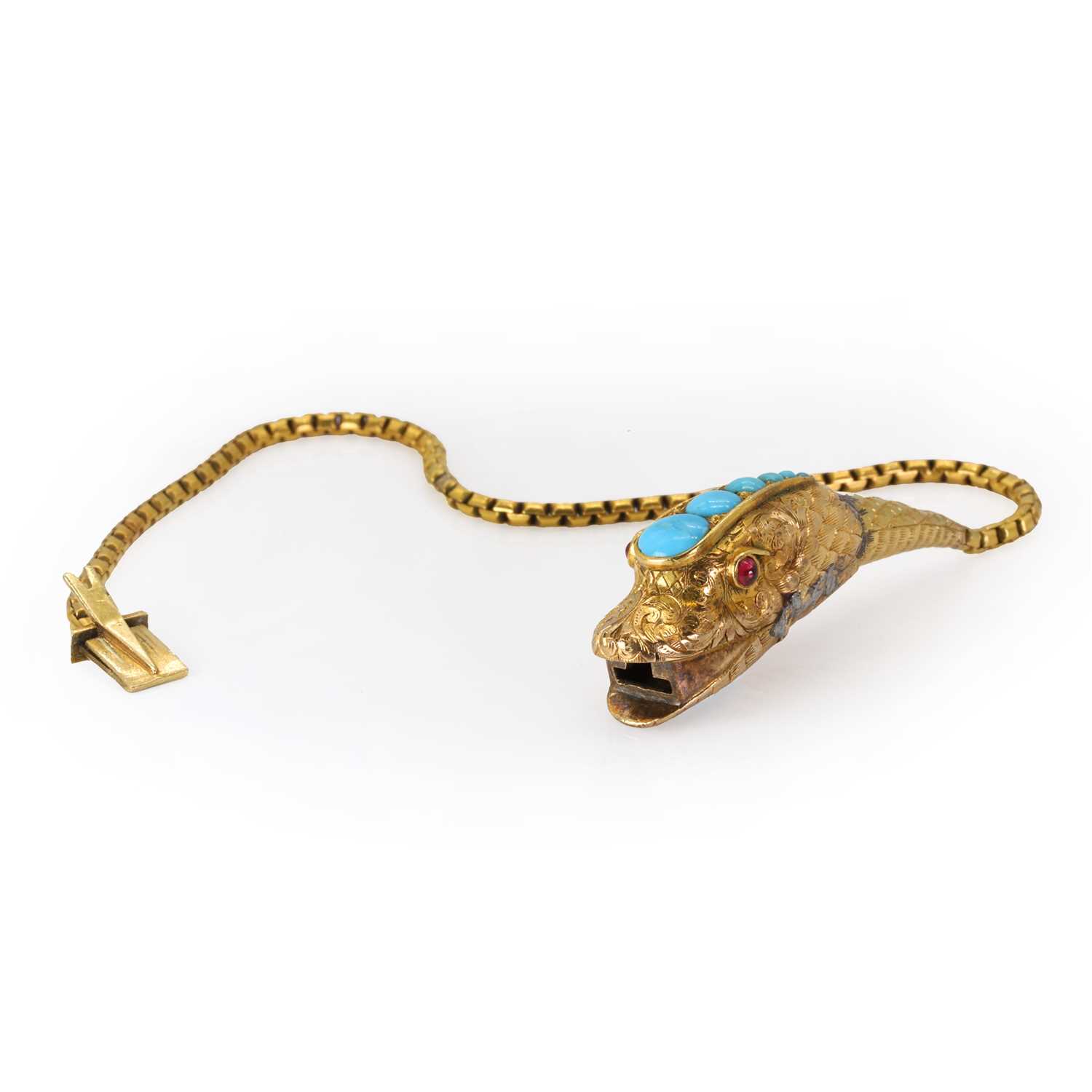 A Victorian snake bracelet, - Image 4 of 4