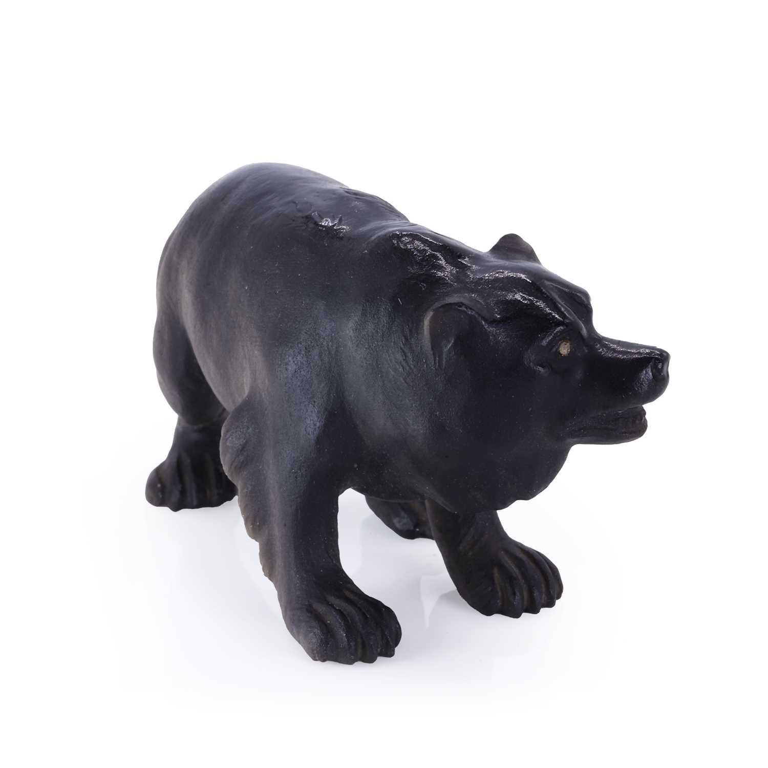 A hardstone model of a bear, probably by Fabergé, c.1900, - Image 2 of 5