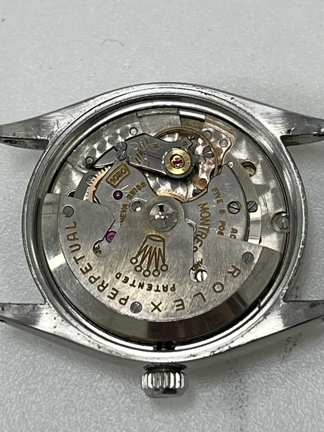 A gentlemen's stainless steel Rolex Oyster Perpetual automatic watch, c.1957, - Image 3 of 5
