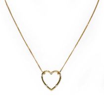 An 18ct gold diamond 'Parisienne' heart pendant, by Roberto Coin,