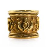 An 18ct gold zodiac ring, by Elizabeth Gage,