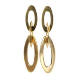 A pair of 18ct gold 'Chic & Shine' drop earrings, by Roberto Coin,