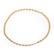 An 18ct gold anchor link chain by UnoAErre,