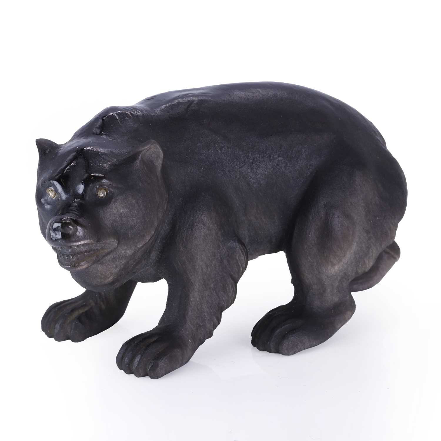 A hardstone model of a bear, probably by Fabergé, c.1900,