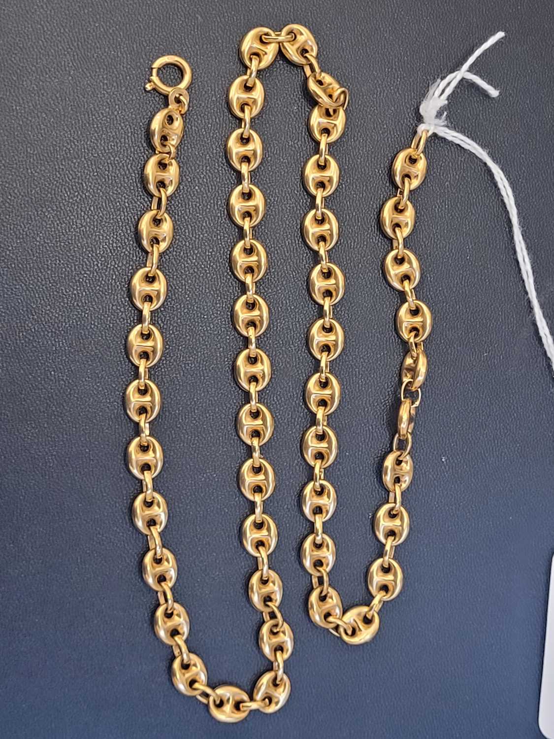 An 18ct gold anchor link chain by UnoAErre, - Image 3 of 3