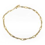 An 18ct gold 'Chic and Shine' link necklace, by Roberto Coin,